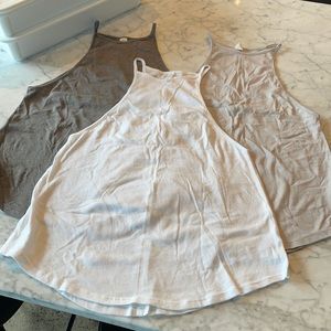 Alternative Apparel trio of tank tops, small